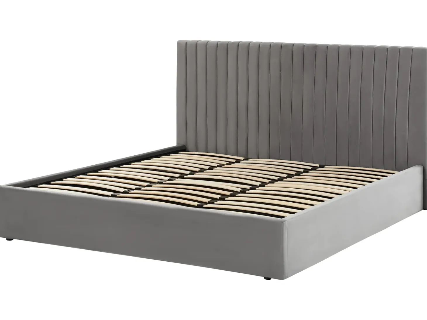 Discount Łóżko z pojemnikiem VION Welur 180 x 200 cm Łóżka Tapicerowane|Łóżka Podwójne
