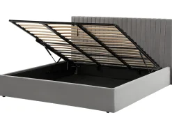 Discount Łóżko z pojemnikiem VION Welur 180 x 200 cm Łóżka Tapicerowane|Łóżka Podwójne