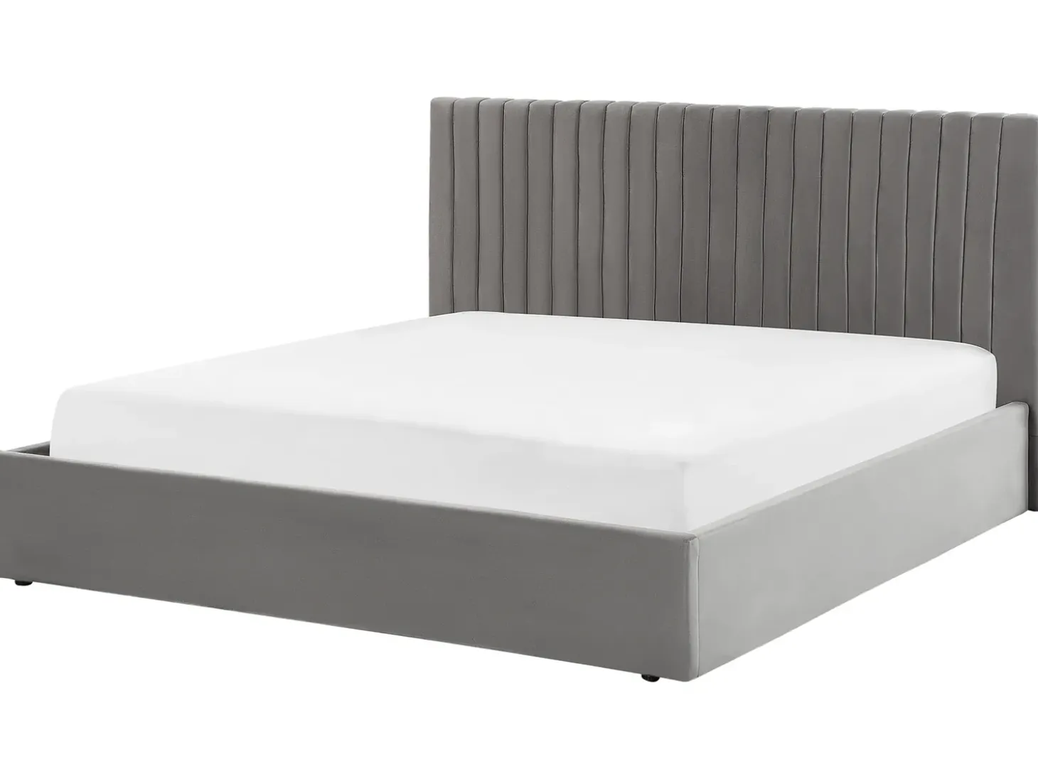 Discount Łóżko z pojemnikiem VION Welur 180 x 200 cm Łóżka Tapicerowane|Łóżka Podwójne