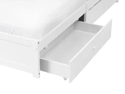 Discount Łóżko z szufladami bez zagłówka BRUX 180 x 200 cm Łóżka Podwójne|Łóżka Z Pojemnikiem