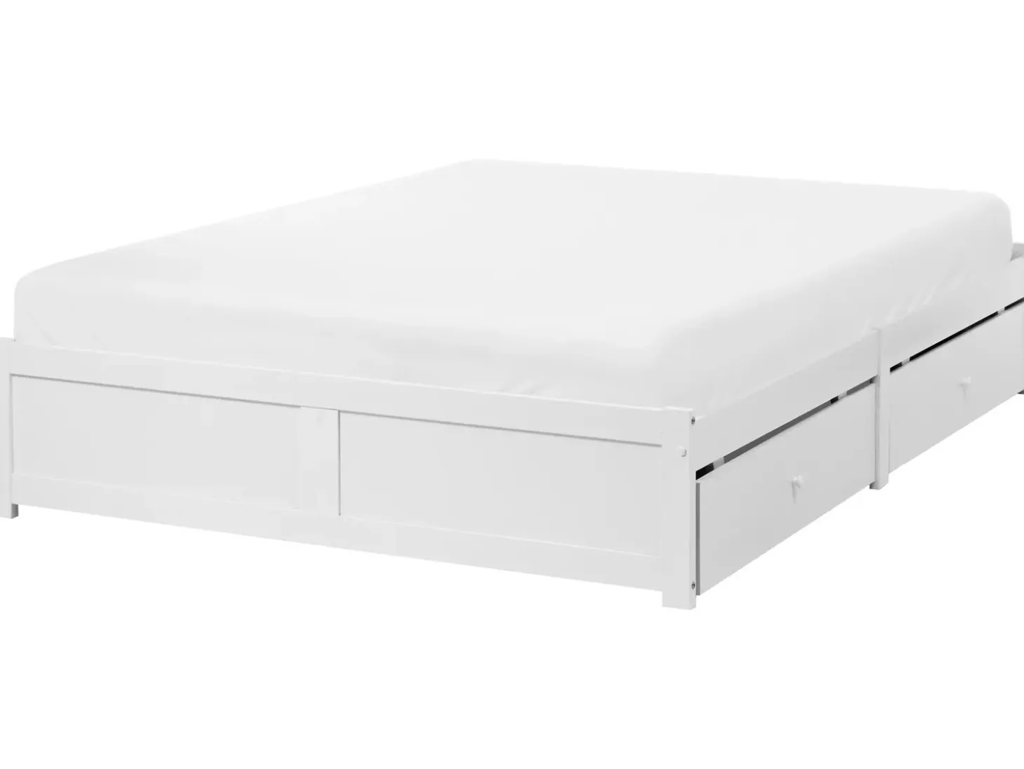 Discount Łóżko z szufladami bez zagłówka BRUX 180 x 200 cm Łóżka Podwójne|Łóżka Z Pojemnikiem