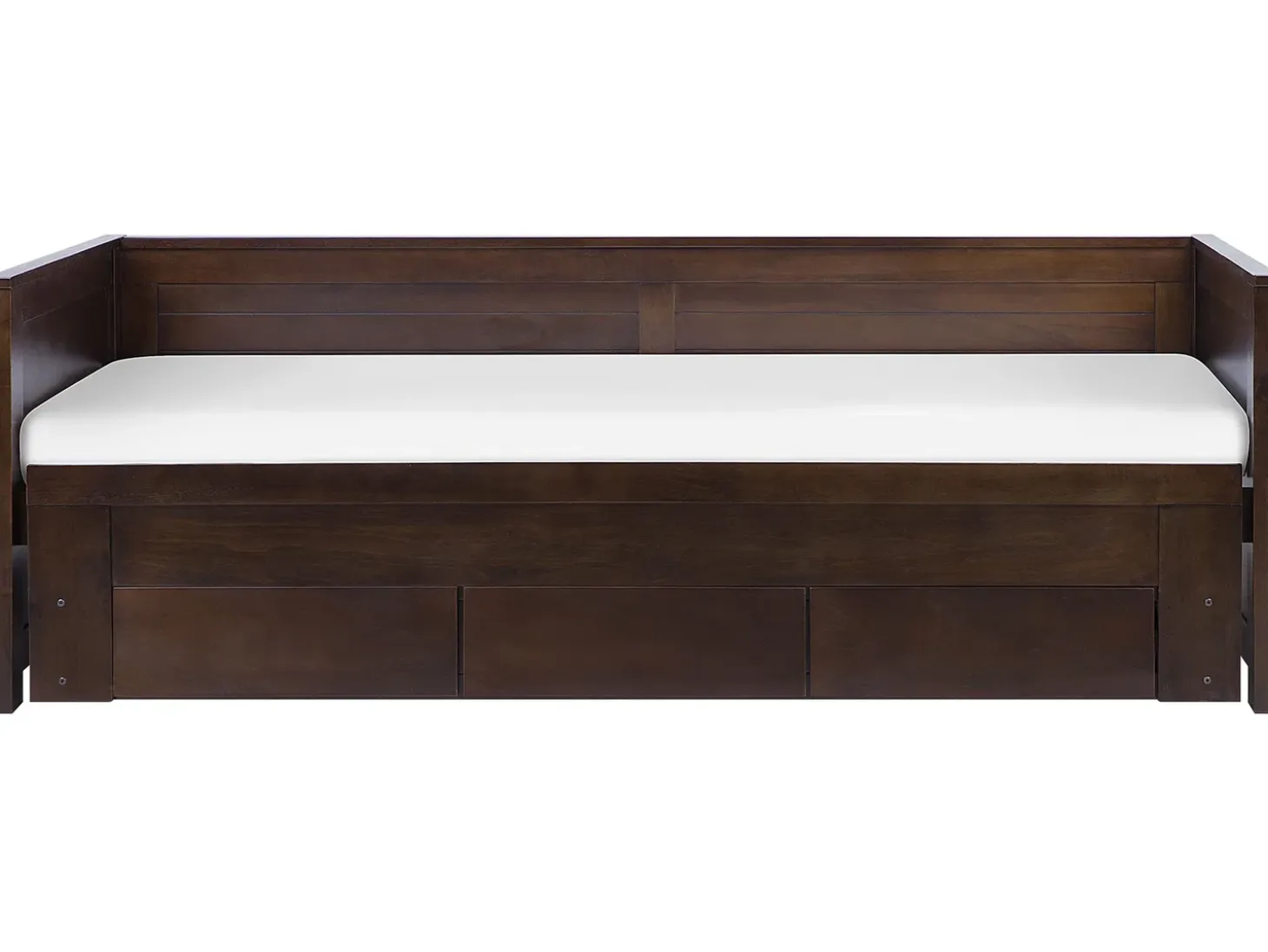 Online Łóżko z szufladami Drewno CAHORS 90 x 200 cm Ciemno Łóżka Wysuwane I Dzienne|Wszystkie Łóżka