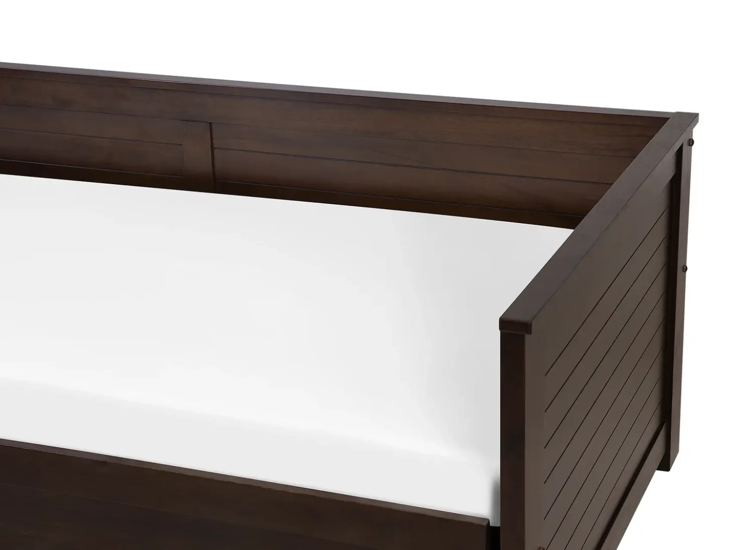 Online Łóżko z szufladami Drewno CAHORS 90 x 200 cm Ciemno Łóżka Wysuwane I Dzienne|Wszystkie Łóżka