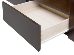 Online Łóżko z szufladami Drewno CAHORS 90 x 200 cm Ciemno Łóżka Wysuwane I Dzienne|Wszystkie Łóżka
