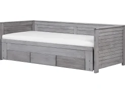 Sale Łóżko z szufladami Drewno CAHORS 90 x 200 cm Łóżka Wysuwane I Dzienne|Wszystkie Łóżka