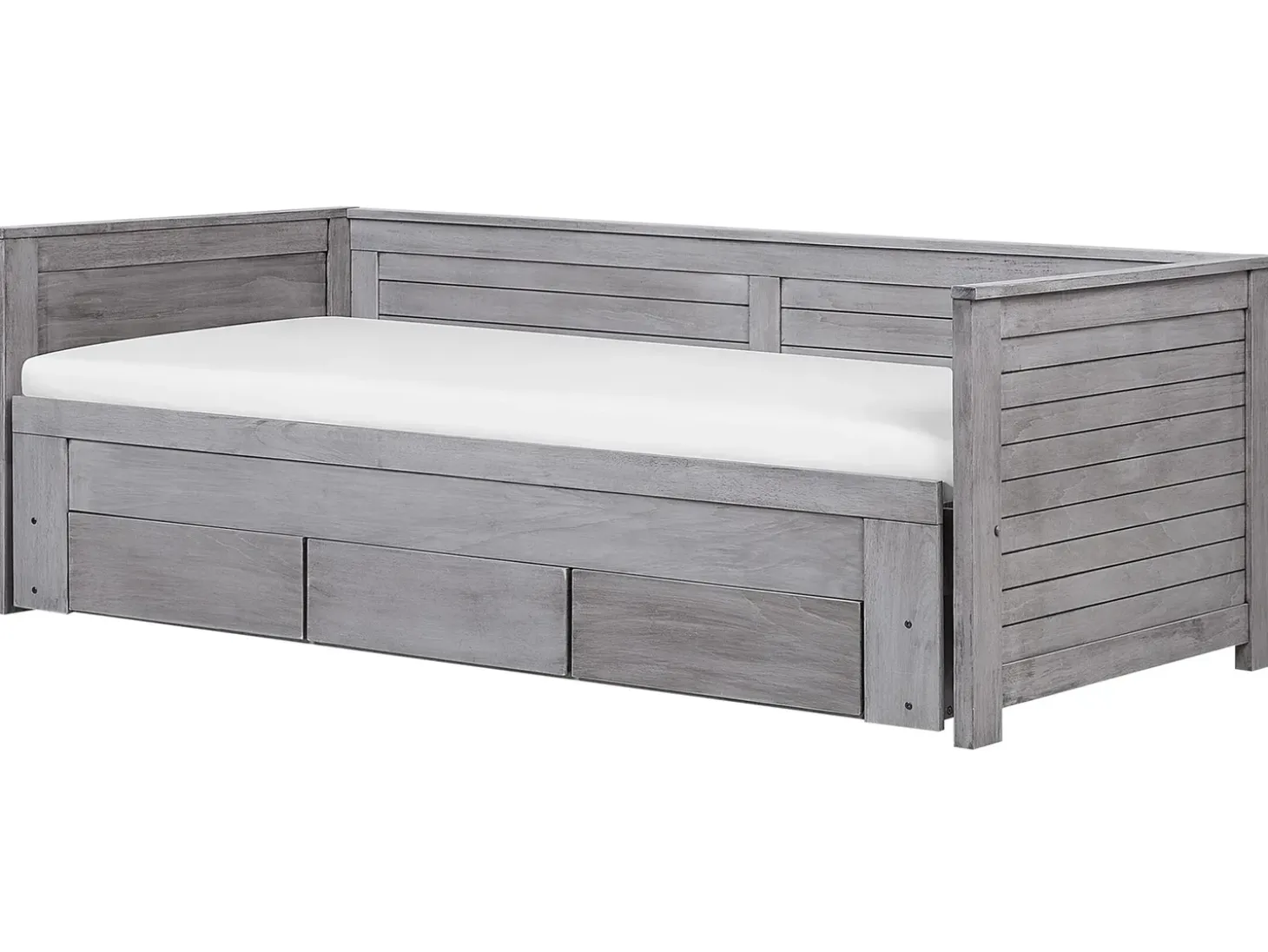 Sale Łóżko z szufladami Drewno CAHORS 90 x 200 cm Łóżka Wysuwane I Dzienne|Wszystkie Łóżka