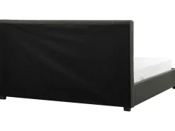 Clearance LA ROCHELLE Ciemnoszary 180 x 200 cm Łóżka Tapicerowane|Łóżka Podwójne