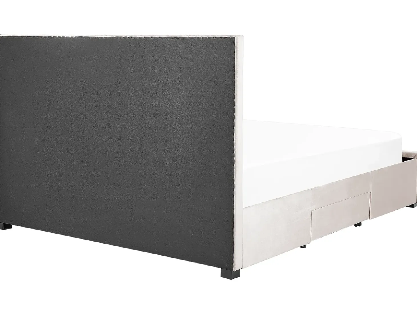 Online Łóżko z szufladami LIEVIN Welur 180 x 200 cm Łóżka Tapicerowane|Łóżka Podwójne