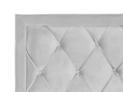 Discount Łóżko z szufladami LIEVIN Welur Jasno 180 x 200 cm Łóżka Tapicerowane|Łóżka Podwójne