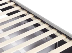 Discount Łóżko z szufladami LIEVIN Welur Jasno 180 x 200 cm Łóżka Tapicerowane|Łóżka Podwójne