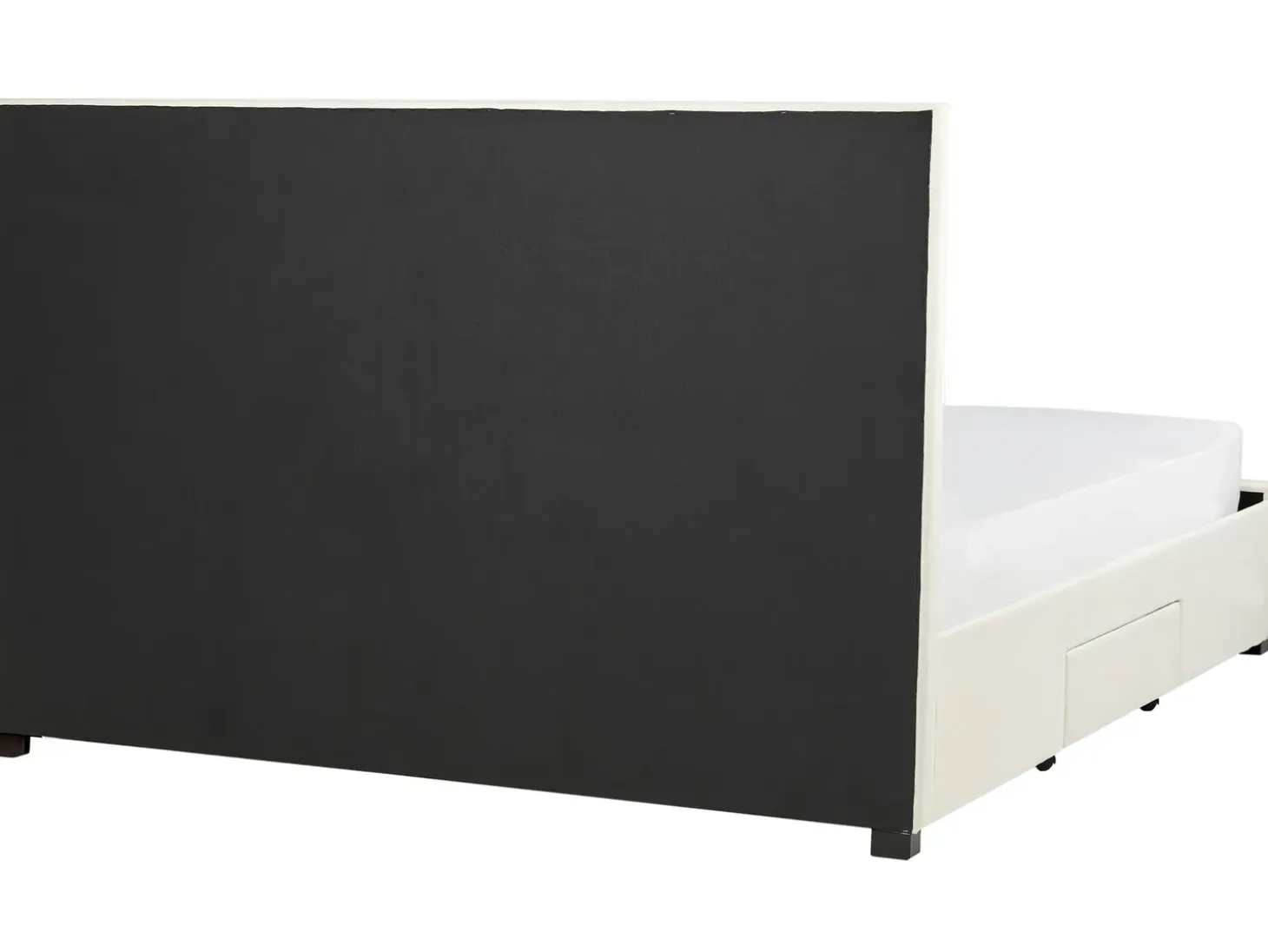 Outlet Łóżko z szufladami LIEVIN Welur Jasno 180 x 200 cm Łóżka Tapicerowane|Łóżka Podwójne