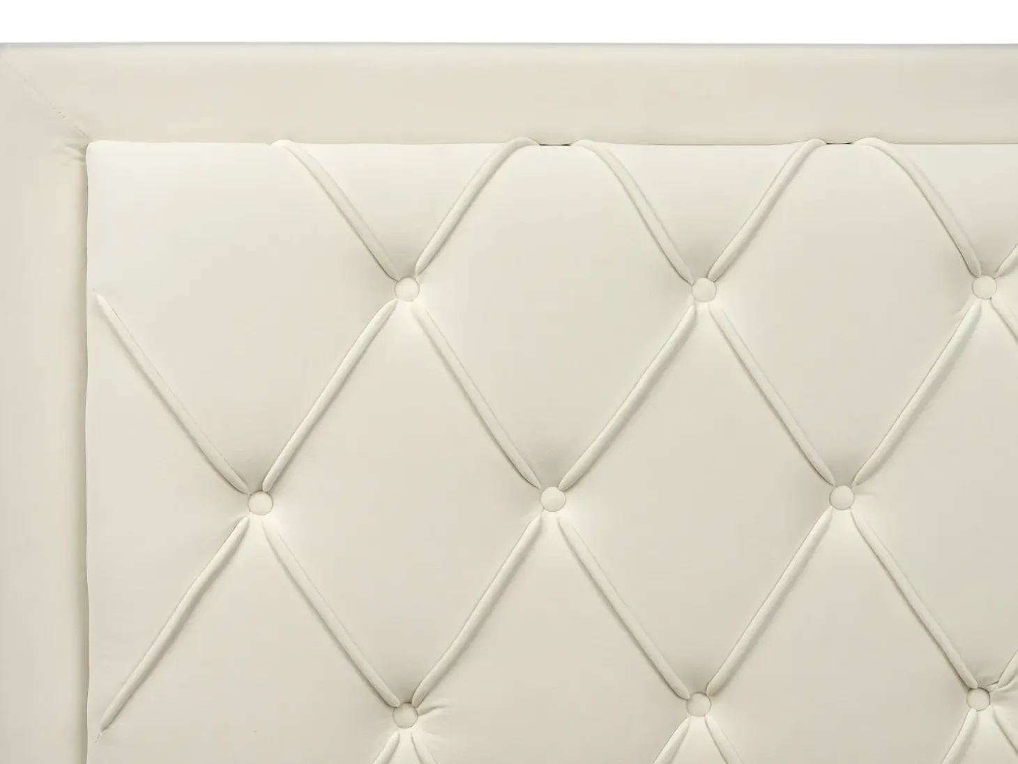 Outlet Łóżko z szufladami LIEVIN Welur Jasno 180 x 200 cm Łóżka Tapicerowane|Łóżka Podwójne