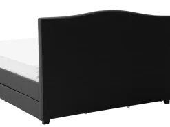 Hot MONTPELLIER Kolorowy 180 x 200 cm LED Łóżka Tapicerowane|Łóżka Podwójne