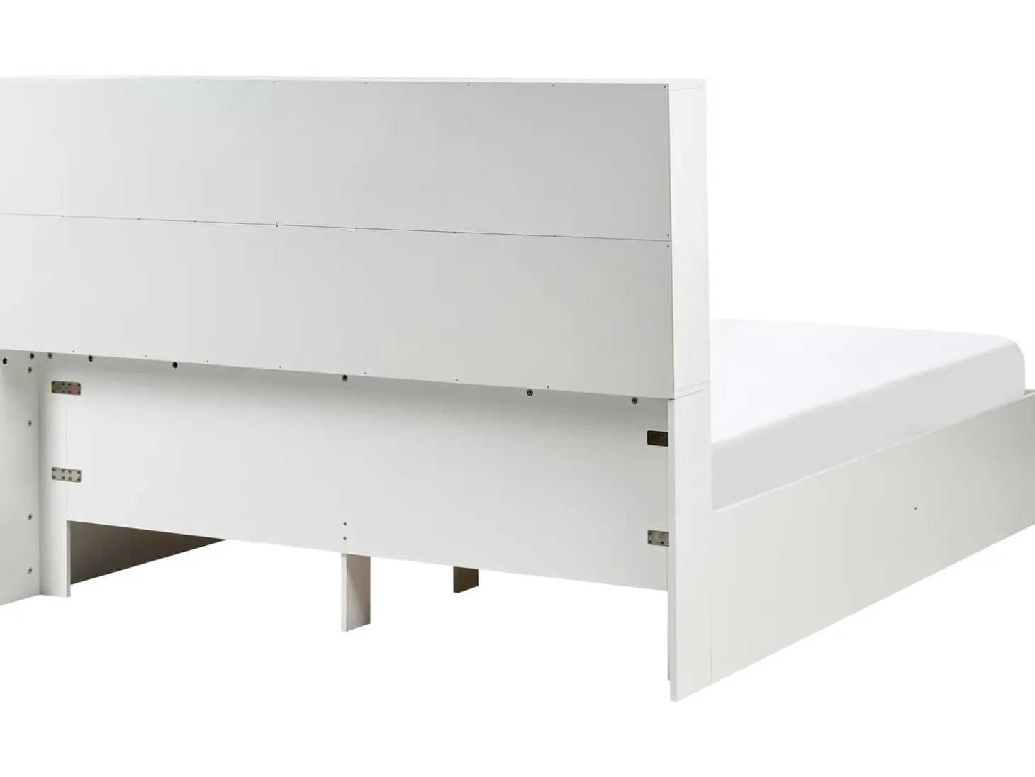 New Łóżko z szufladami TARARE 180 x 200 cm Łóżka Podwójne|Łóżka Z Pojemnikiem