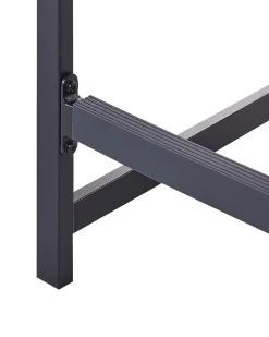 Krzesło barowe ogrodowe AVETRANA Metal Czarny