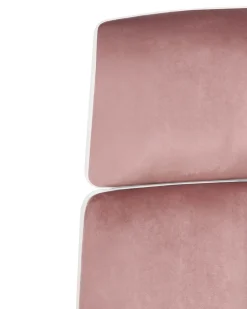 New Krzesło biurowe DELIGHT Welur Pastelowy róż Krzesła Biurowe Do Domu|Wszystkie Krzesła