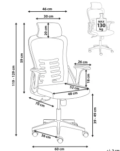 New Krzesło biurowe ERGONOX Profesjonalne Fotele Biurowe|Wszystkie Krzesła