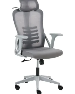 Clearance Krzesło biurowe ERGONOX Szary Profesjonalne Fotele Biurowe|Wszystkie Krzesła