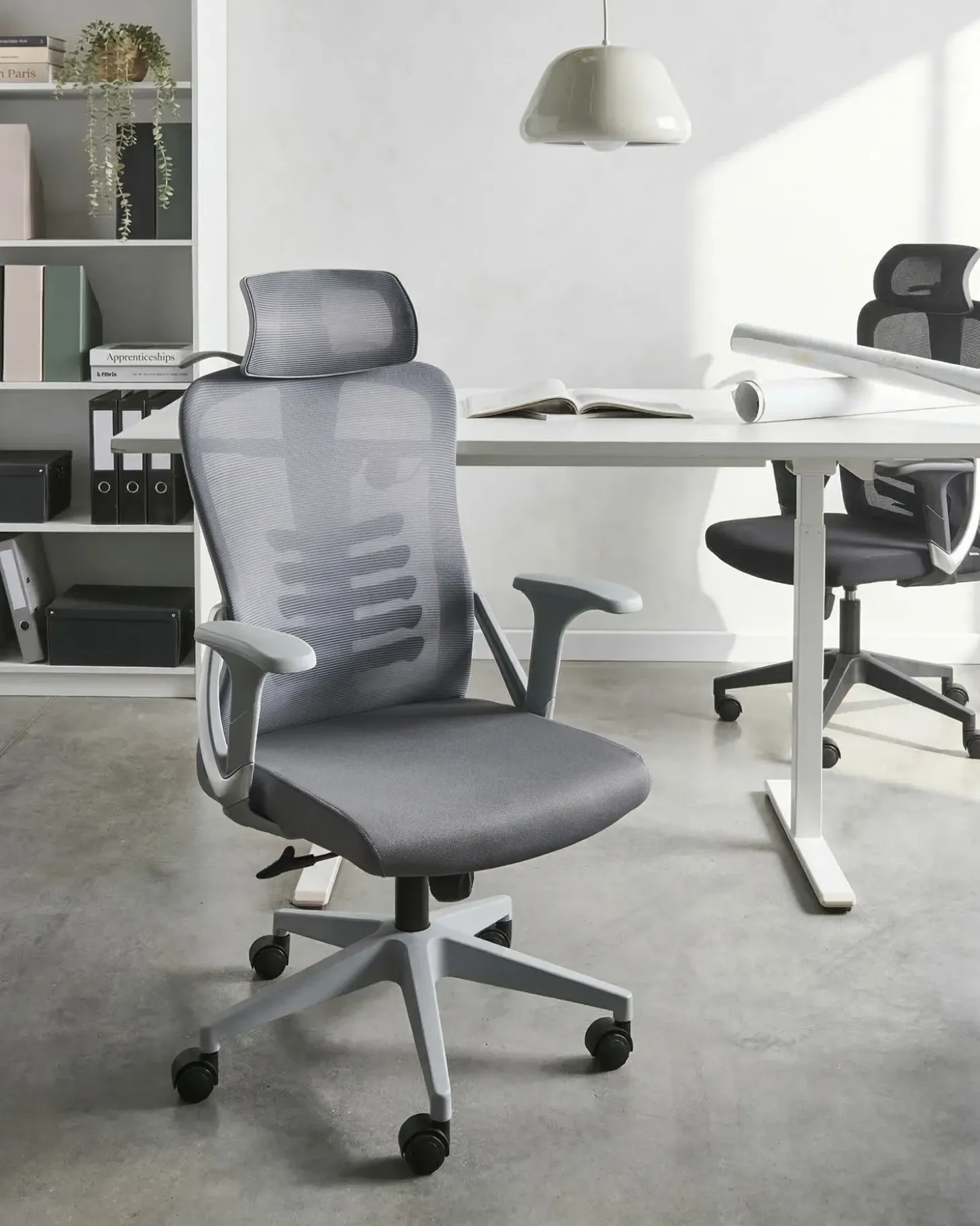 Clearance Krzesło biurowe ERGONOX Szary Profesjonalne Fotele Biurowe|Wszystkie Krzesła