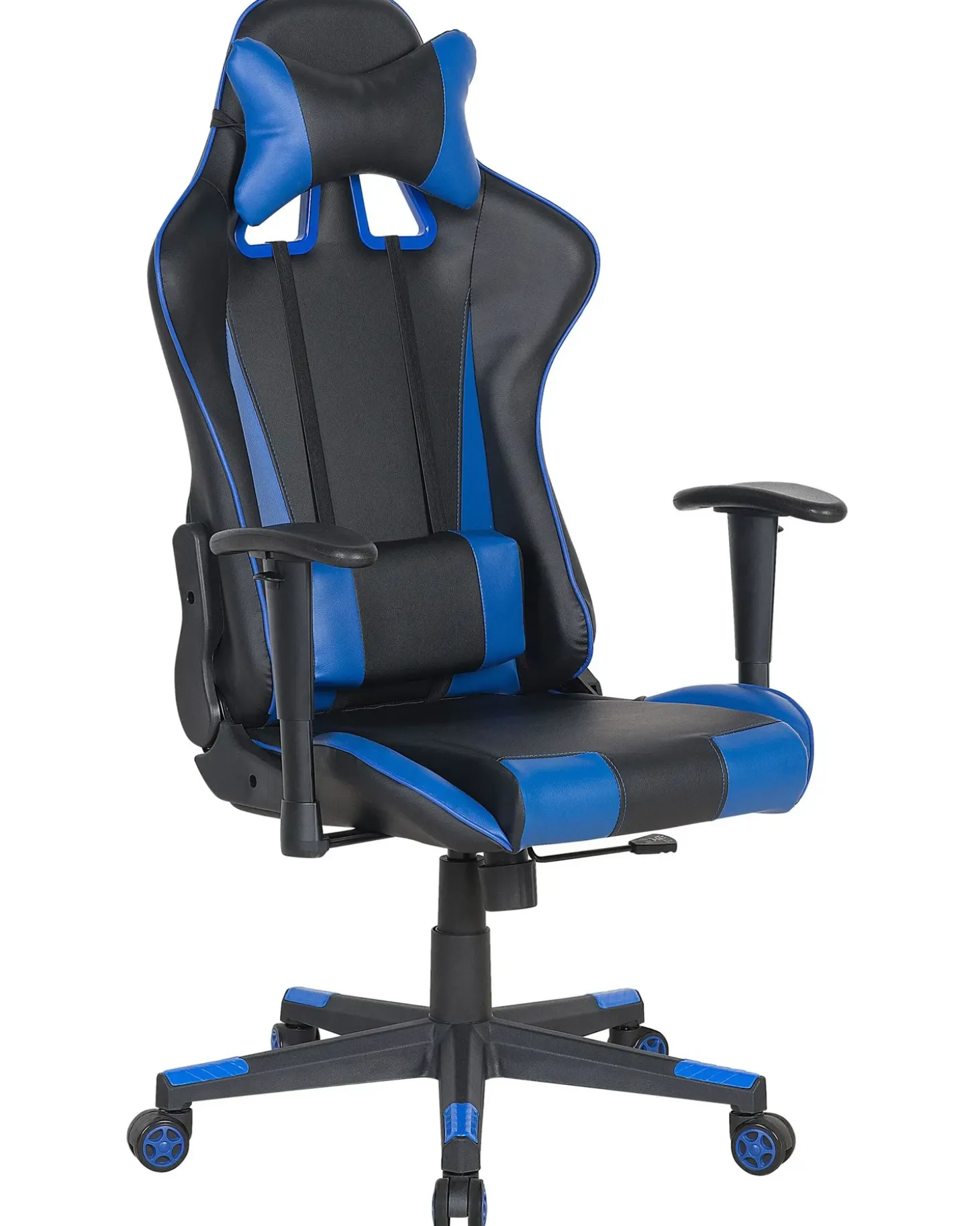 New Krzesło biurowe GAMER Ekoskóra Ciemnoniebieski Dzieci Wszystkie Krzesła|Wszystkie Meble I Akcesoria Dziecięce