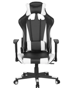 Discount Krzesło biurowe GAMER Ekoskóra Biały Dzieci Wszystkie Krzesła|Wszystkie Meble I Akcesoria Dziecięce