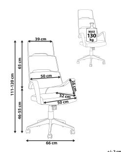 New Krzesło biurowe GRANDIOSE Niebieski Dzieci Wszystkie Krzesła|Wszystkie Meble I Akcesoria Dziecięce
