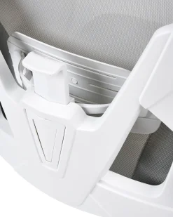 Clearance Krzesło biurowe IGNIS Ekoskóra Jasnoszary Wszystkie Krzesła|Fotele Gamingowe