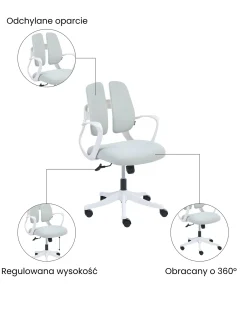 Discount Krzesło biurowe ORIVO Jasnoszary Dzieci Wszystkie Krzesła|Wszystkie Meble I Akcesoria Dziecięce