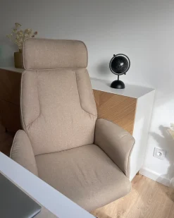 Discount Krzesło biurowe PILOT Beżowy Krzesła Biurowe Do Domu|Wszystkie Krzesła