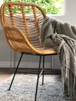 Krzesło do jadalni CANORA Rattan Naturalny Wszystkie Krzesła|Krzesła Do Jadalni