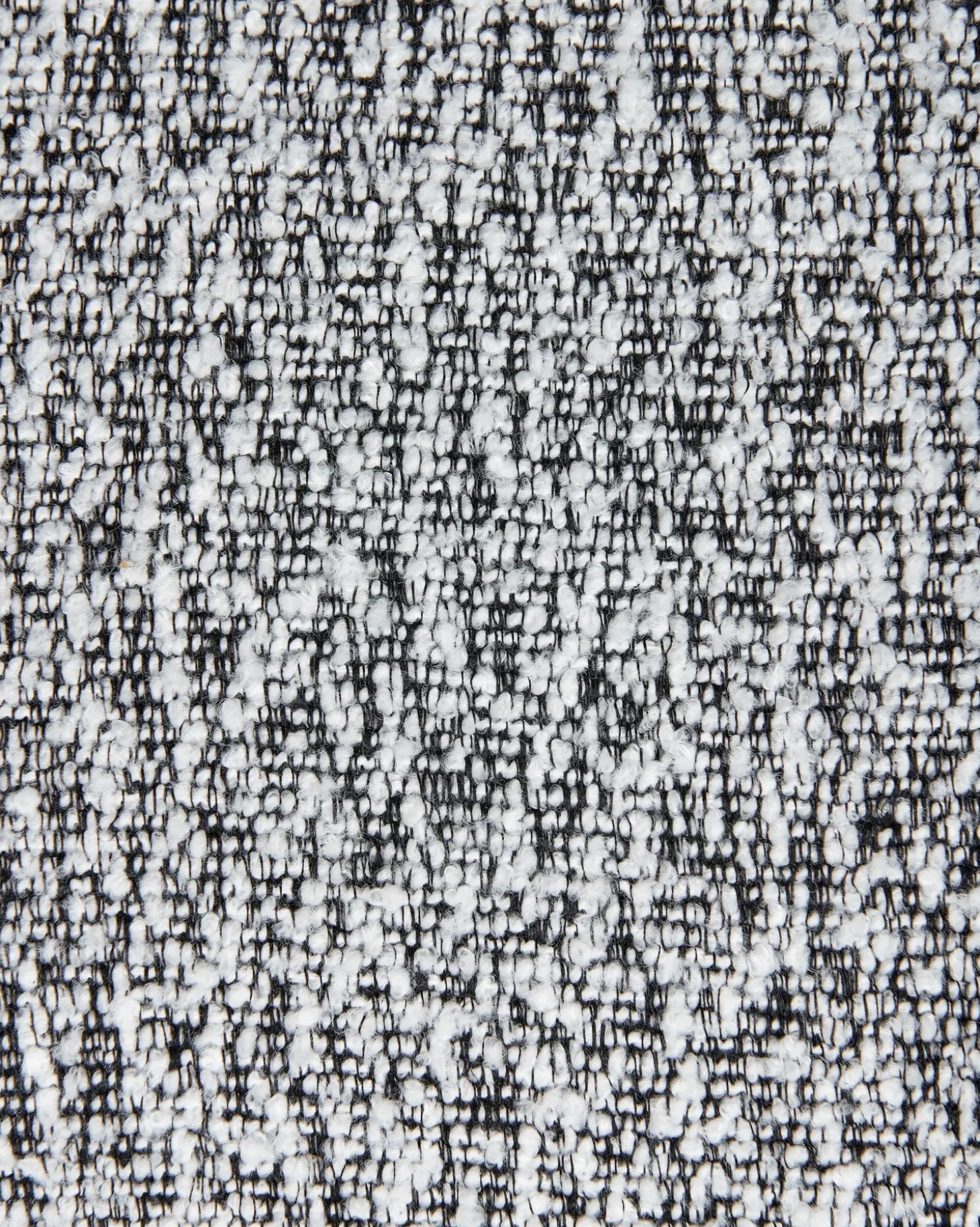 Discount Krzesło do jadalni Obrotowy MARCELLUS Boucle Czarny/ biały Wszystkie Krzesła|Krzesła Tapicerowane