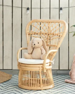Online Krzesło dziecięce TEMENI Rattan Dzieci Krzesła I Stoły Dziecięce|Wszystkie Fotele