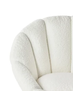 Discount Krzesło obrotowe ANNABELLE Boucle Biały Dzieci Wszystkie Krzesła|Wszystkie Meble I Akcesoria Dziecięce