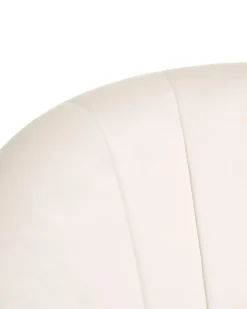 Discount Krzesło obrotowe CHEERFUL Welur Złamana biel Dzieci Wszystkie Krzesła|Wszystkie Meble I Akcesoria Dziecięce