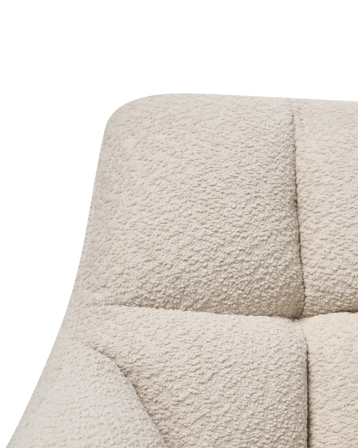 Clearance Krzesło obrotowe PALMDALE Boucle Jasnobeżowy Krzesła Biurowe Do Domu|Wszystkie Krzesła