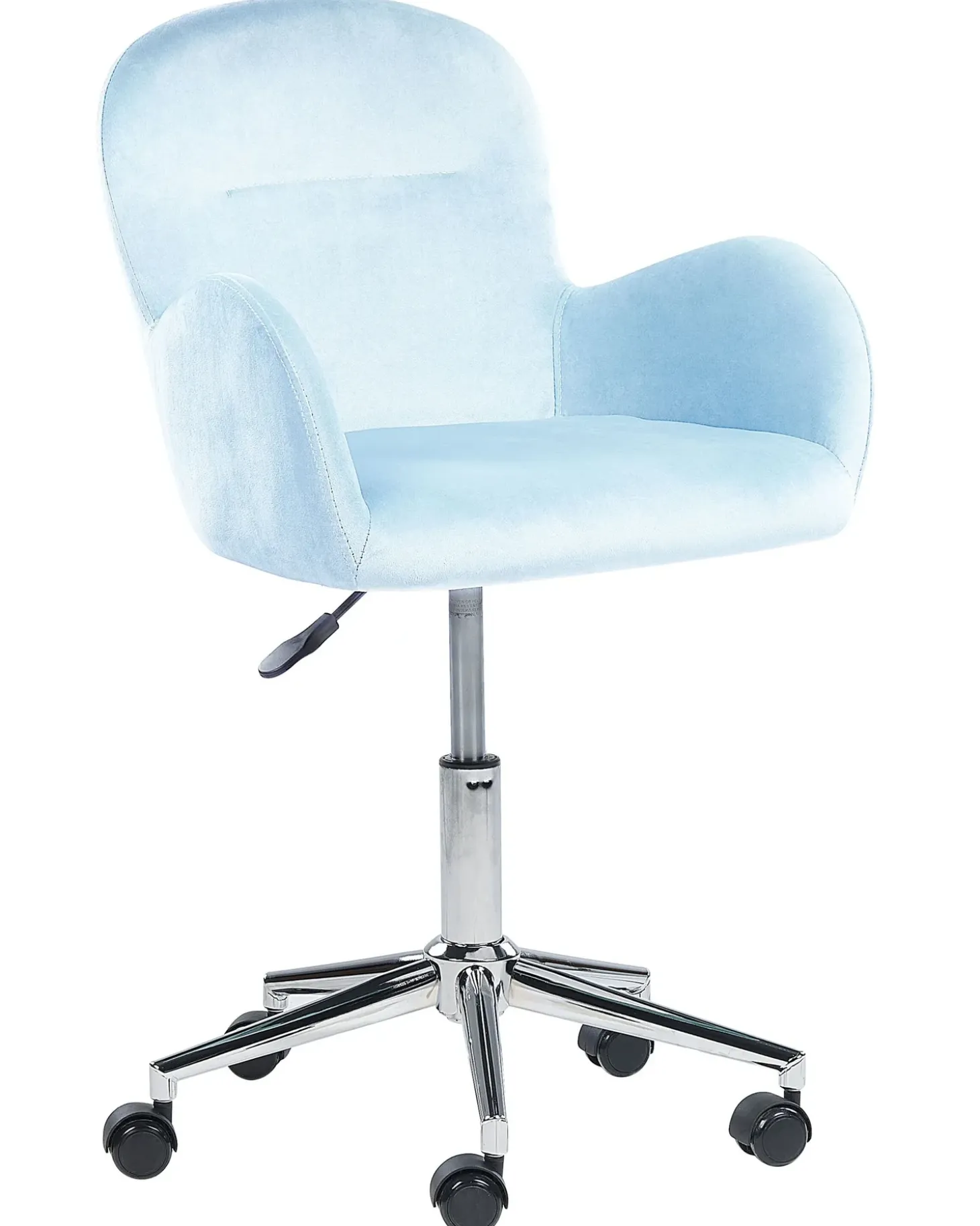 Hot Krzesło obrotowe PRIDDY Welur Błękitny Dzieci Wszystkie Krzesła|Wszystkie Meble I Akcesoria Dziecięce