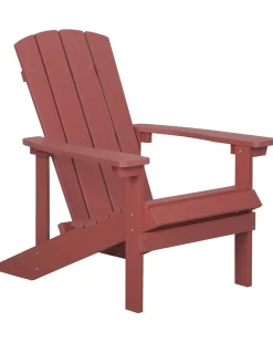 Krzesło ogrodowe ADIRONDACK Czerwony