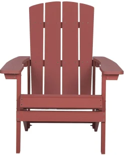 Krzesło ogrodowe ADIRONDACK Czerwony