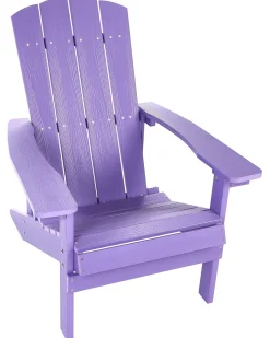 Krzesło ogrodowe ADIRONDACK Purpurowy