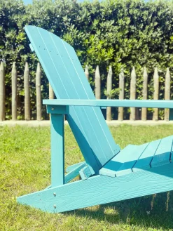 Krzesło ogrodowe ADIRONDACK Turkusowy