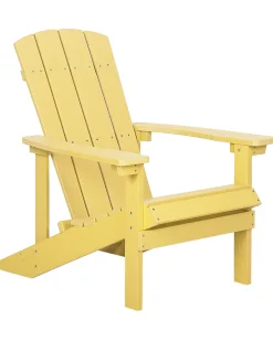 Krzesło ogrodowe ADIRONDACK Żółty