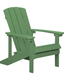 Krzesło ogrodowe ADIRONDACK Zielony