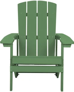 Krzesło ogrodowe ADIRONDACK Zielony