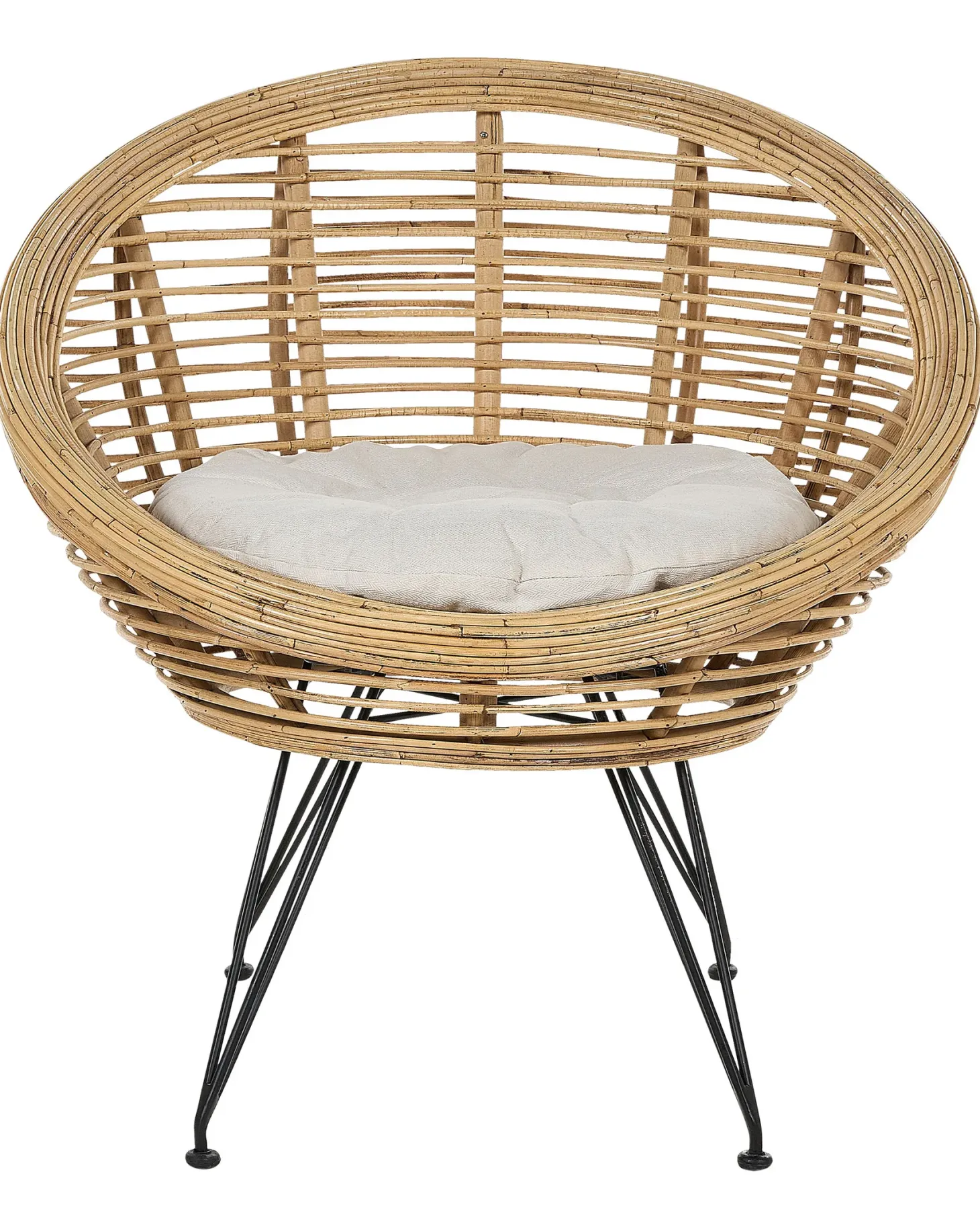 Krzesło ogrodowe MARATEA Rattan Naturalny