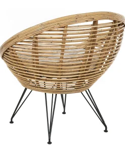Krzesło ogrodowe MARATEA Rattan Naturalny