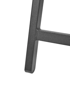 Krzesło ogrodowe MARCEDDI Z podnóżkiem Metal Beżowy