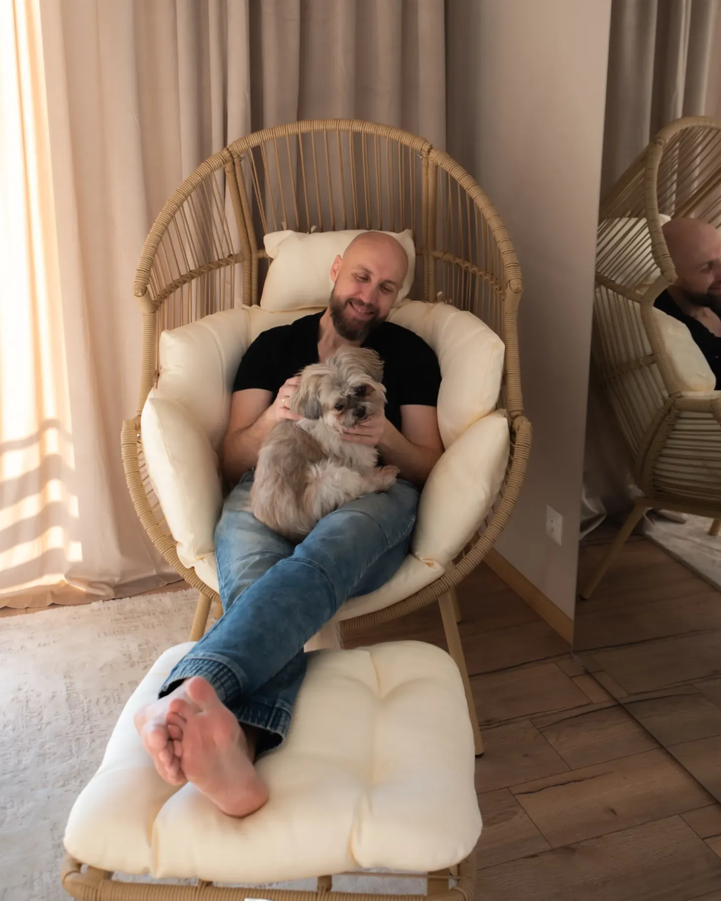 Krzesło ogrodowe MURANO Technorattan Naturalny