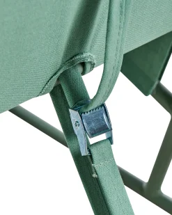 Krzesło ogrodowe z poduszką PONTE Metal Zielony
