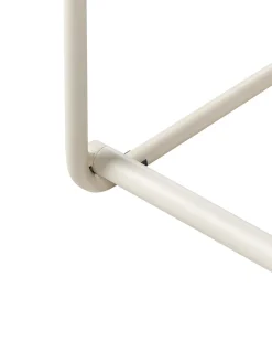 Krzesło ogrodowe z poduszką PONTE Metal Jasnobeżowy