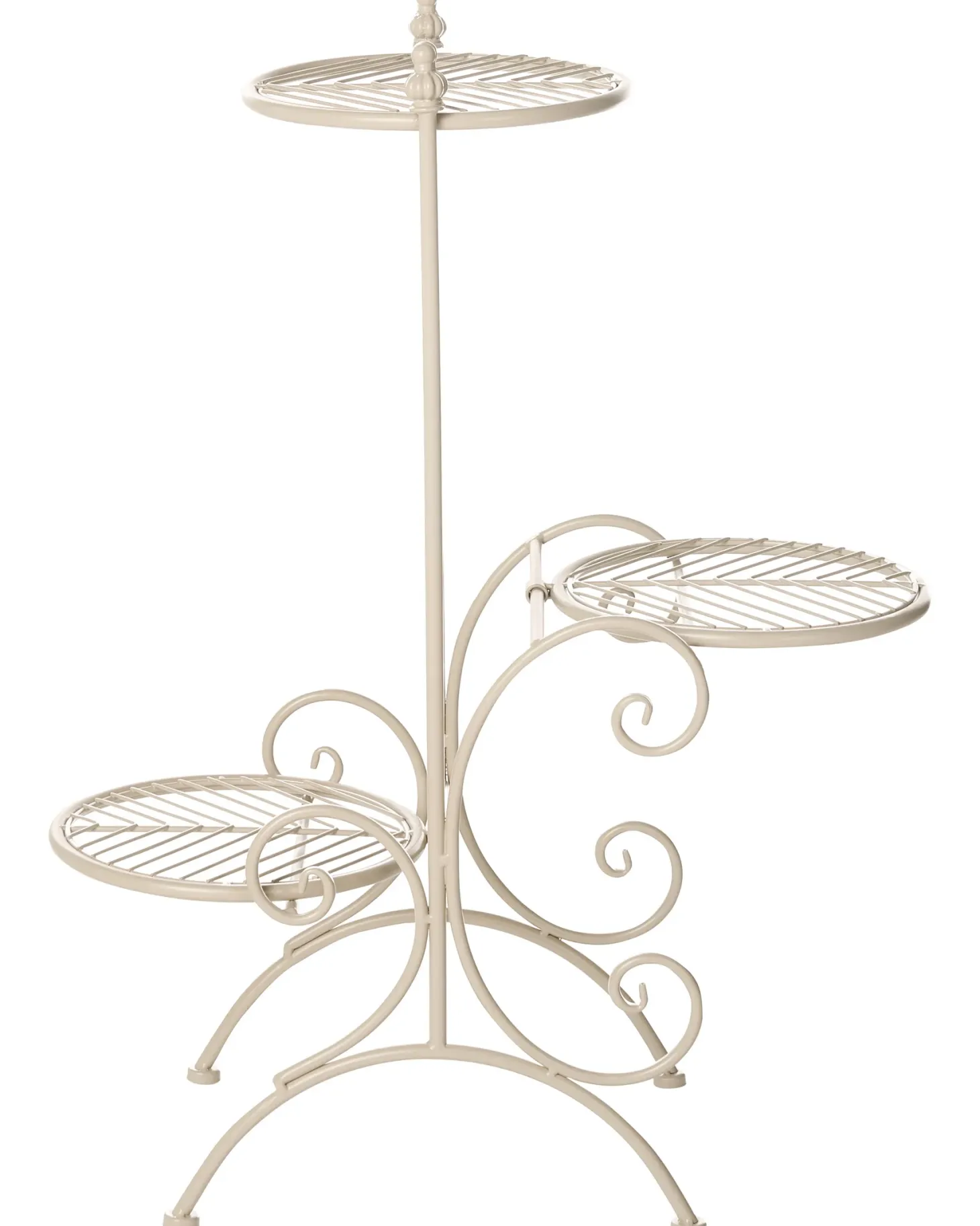 Kwietnik ASAGAO 26 cm Beżowy Metal